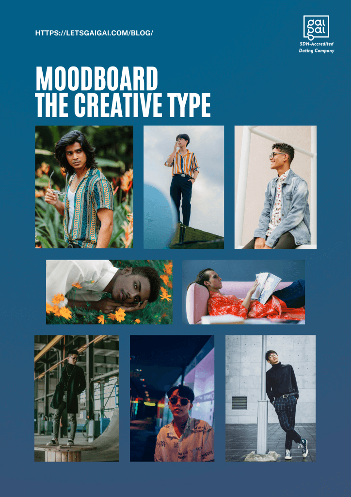 Moodboard
The Creative Type
first date style guide for men